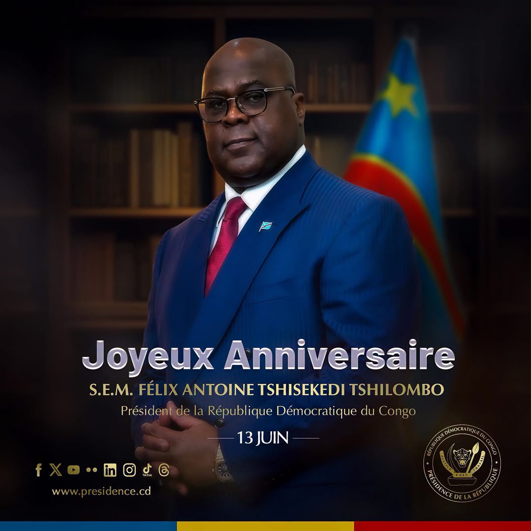 RDC : Félix Tshisekedi célèbre son 63ᵉ anniversaire, retour sur le parcours du chef de l’État